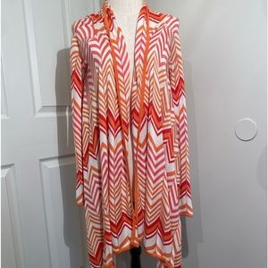 BCBG new without tag cardigan woman’s sweater xsmall fits loose orange